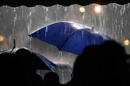 El Inamhi emitió una alerta sobre intensas lluvias en todo el país.
