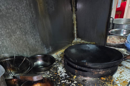 Imagen del restaurante clausurado en Villa Bonita, según informa Arcsa.