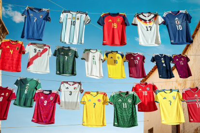 Las camisetas que utilizarán algunas de las selecciones clasificadas a la Copa Mundial 2026.
