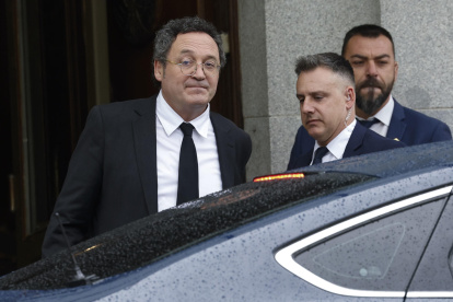 El fiscal general del Estado, Álvaro García Ortiz, sale este miércoles del Tribunal Supremo (TS).