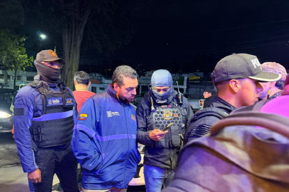 En el operativo participó la AMC, la Intendencia de Pichincha y la Policía.