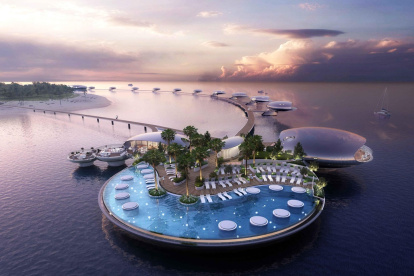 Situado sobre una laguna resplandeciente en una isla, el Shebara Resort es diferente de otros complejos turísticos.