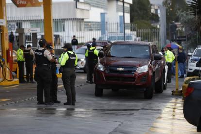 La Policía llegó para levantar las evidencias tras el crimen del funcionario de la ANT.