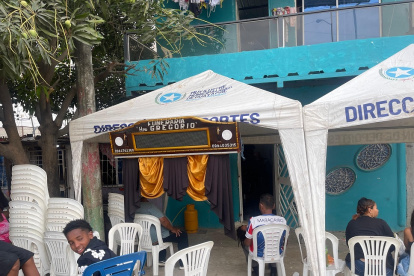 El cuerpo de Miguel Nazareno fue velado en Socio Vivienda 2.