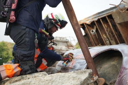Jornada. Bomberos de Guayaquil se preparan para acreditación internacional.