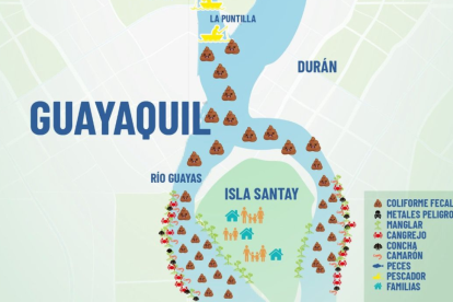 Mapa presentado por el Ministerio de Ambiente.