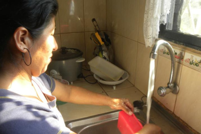 El corte de agua será solo en vía a la costa.