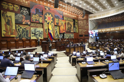 La actual Asamblea Nacional está compuesta por 151 legisladores; el presidente Daniel Noboa propuso que se reduzca a 73.