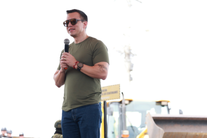 El presidente Daniel Noboa resaltó la necesidad de una nueva Constitución.