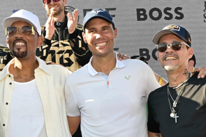 El encuentro de Rafa Nadal con Marc Anthony y Will Smith dio a la competición de lanchas eléctricas GP E1 un toque de glamour inesperado.