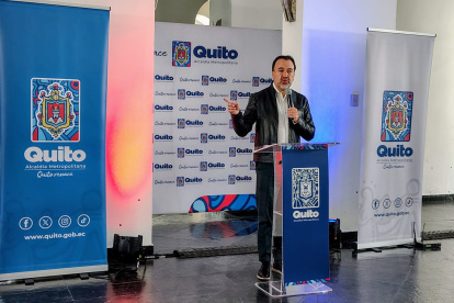 Pabel Muñoz durante un encuentro con medios de comunicación este 11 de noviembre de 2025.