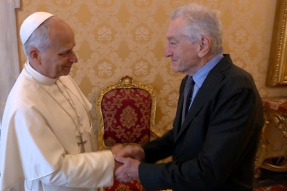 El encuentro en audiencia privada entre el actor Robert De Niro y el papa Leon XIV abre una puerta a otras reuniones con celebridades de Hollywood, el sábado 15 de noviembre.