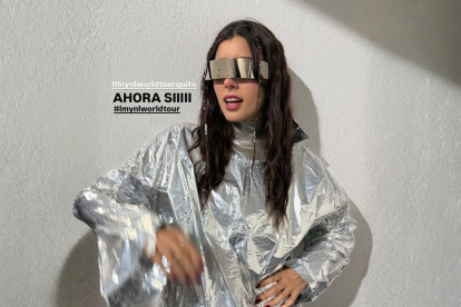 Luciana Guschmer en el concierto de Shakira