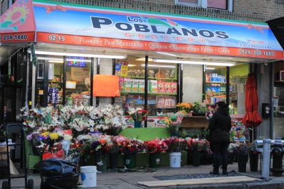 Una tienda de mexicanos en Nueva York, en Estados Unidos.