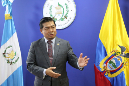 Héctor Sipac Cuin es ministro consejero de la Embajada de Guatemala en Ecuador y, desde hace dos años, es también el encargado de negocios.