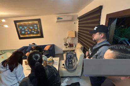 Imagen de un allanamiento a una red de narcotráfico en Guayas.