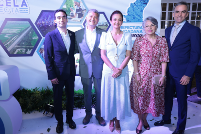 Francisco Aguiñaga, Mauricio Guim, Marcela Aguiñaga, Gianys de Aguiñaga y Juan Aguiñaga.