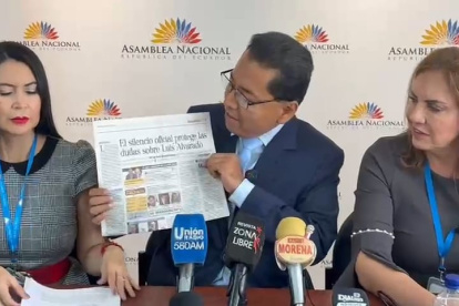 El asambleísta César Palacios mencionó las investigaciones de EXPRESO.