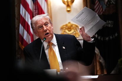 Fotografía del presidente de EE.UU., Donald J. Trump.