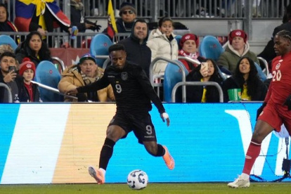 John Yeboah, extremo de la selección ecuatoriana.