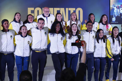 Una parte de los deportistas que forman parte del Team Crisfe y que reciben un apoyo integral de parte de la fundación.