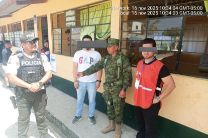 En uno de los recintos electorales se detectó  un caso de suplantación de identidad.