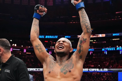 Michael Morales tiene un récord de 19-0 en su carrera en las artes marciales mixtas.