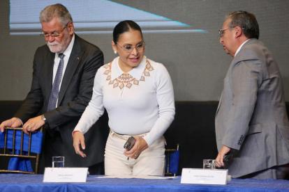 La presidenta del CNE, Diana Atamaint, habló de una tendencia marcada.