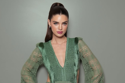 La modelo internacional y reina de belleza Nadia Ferreira anunció cuál sería su top 3 del Miss Universo.