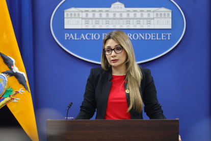 La vocera del Gobierno Carolina Jaramillo en una foto de archivo.