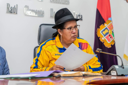 Lourdes Tibán se refirió respecto a los resultados de la Consulta Popular.