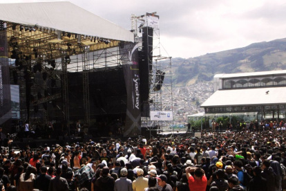 Escenario del Quito Fest.
