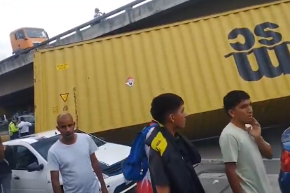 El siniestro vial se produjo en la tarde de este lunes 17 de noviembre.