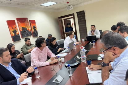 La reunión de maiceros en Guayaquil el pasado 14 de noviembre de 2025.