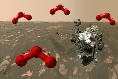 El róver Perseverance detectó más ozono del previsto en las capas bajas de la atmósfera marciana.