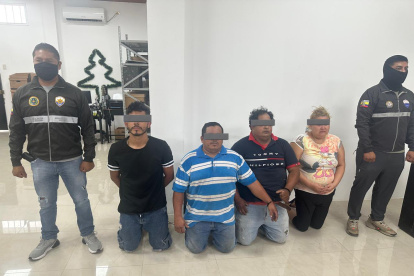 La Policía Nacional ejecutó una serie de operativos simultáneos en Manabí, Guayas, Bolívar y El Oro.