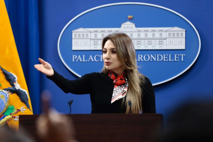 Carolina Jaramillo culmina sus funciones como vocera del presidente Daniel Noboa