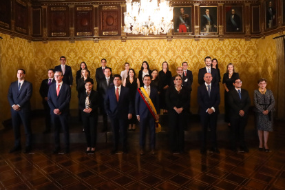 El presidente Daniel Noboa dispuso este 18 de noviembre una serie de cambios en el gabinete ministerial