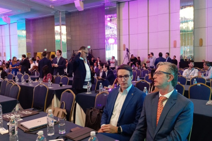 Juan Carlos Vega, participó este martes 18 de noviembre de 2025 en un panel en el Congreso Nóvara Living Latam, que se desarrolla en el hotel Hilton Colón, Guayaquil.