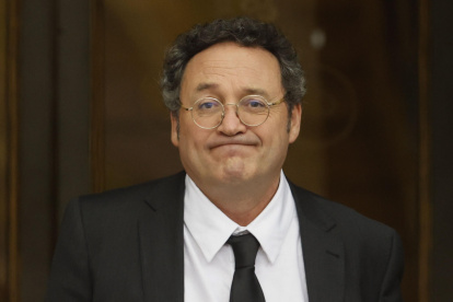 Fotografía de archivo del fiscal general, Álvaro García Ortiz, a su salida del Tribunal Supremo.