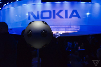 El logo de Nokia, una empresa tecnológica finlandesa.