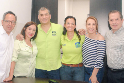 Rafael Correa y Marcela Aguiñaga iniciaron en la política bajo la misma carpa, con la misma intención política