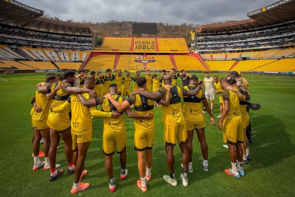 Barcelona prepara el partido contra Liga de Quito, por la fecha 6 del primer hexagonal de LigaPro.