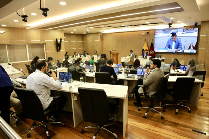 Sesión extradordinaria del Concejo que se realizó en 21 de noviembre de 2025.