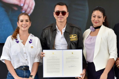 Arianna Tanca deja el Viceministerio de la Mujer.