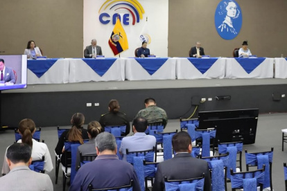 El Consejo Nacional Electoral (CNE) terminó de procesar las actas electorales de las 24 provincias del país.