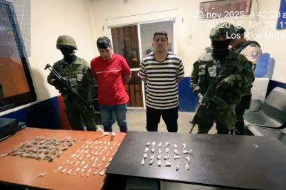 En Manabí fue aprehendido alias Manabita, identificado como integrante del grupo delictivo organizado Los Lobos.