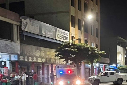 Durante el levantamiento de cuerpo de a última muerte violenta en La Maná.