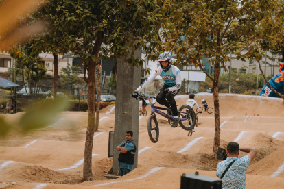 La cancha de BMX fue readecuada, en la av. Juan Tanca Marengo y Francisco de Orellana.
