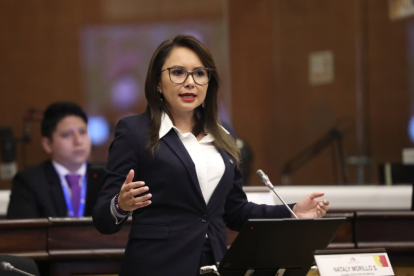 La nueva ministra de Gobierno, Nataly Morillo, fue asambleísta del oficialismo.